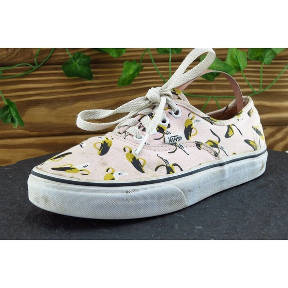 VANS Youth Girls Shoes‎ Size 4 M Pink Skateboarding Fabric - Picture 1 of 8
